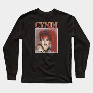 Cyndi lauper///Vintage for fans Long Sleeve T-Shirt